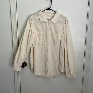 American Eagle tufted long sleeve button down